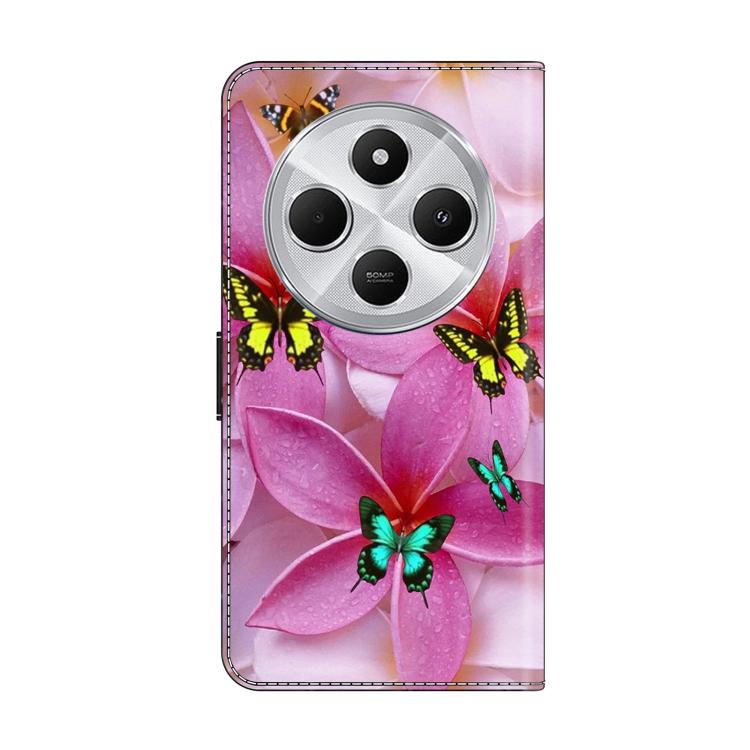 For Redmi 14C 4G Crystal-Like Painted Vegan Leather Phone Case