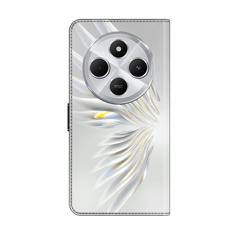For Redmi 14C 4G Crystal-Like Painted Vegan Leather Phone Case
