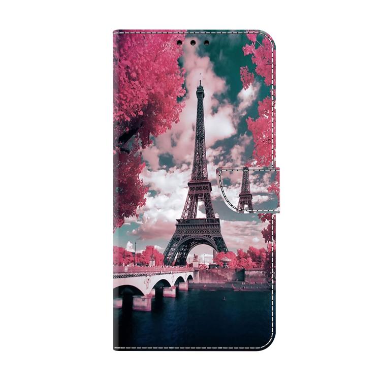 For Redmi 14C 4G Crystal-Like Painted Vegan Leather Phone Case