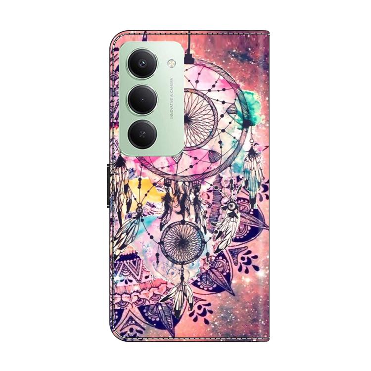 For Redmi 15 5G / 4G EU 171mm Crystal-Like Painted Vegan Leather Phone Case