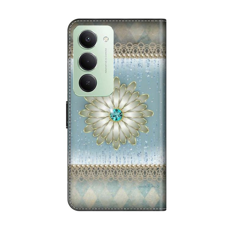For Redmi 15 5G / 4G EU 171mm Crystal-Like Painted Vegan Leather Phone Case