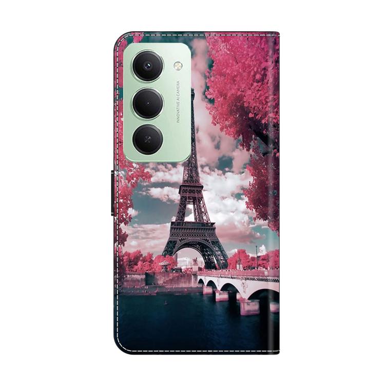 For Redmi 15 5G / 4G EU 171mm Crystal-Like Painted Vegan Leather Phone Case