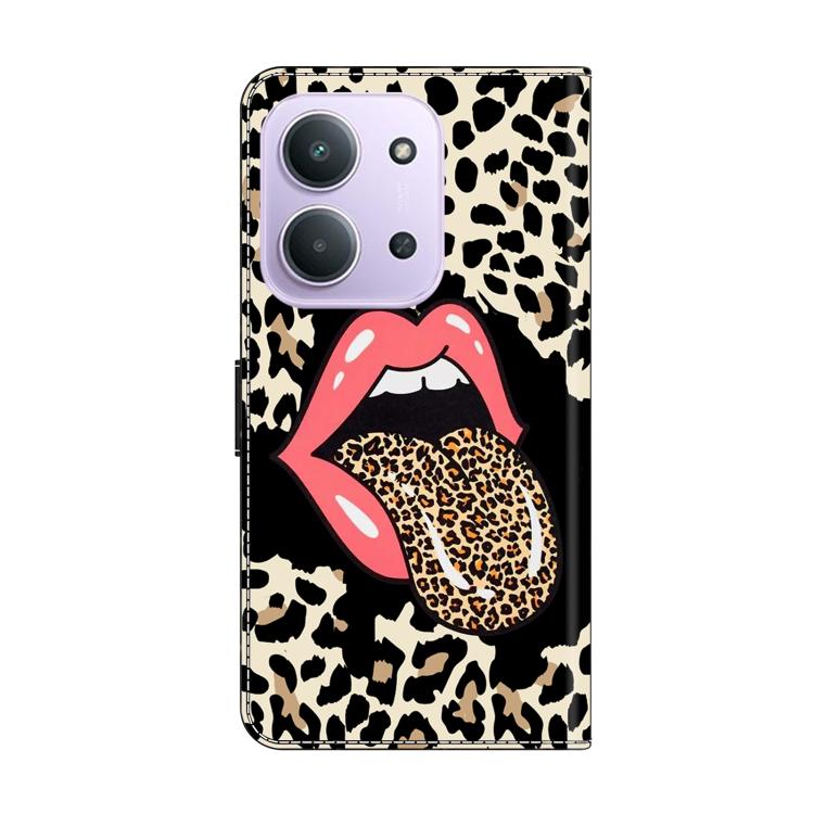 For Redmi 15C 5G / 4G EU 173mm / Poco C85 5G Crystal-Like Painted Vegan Leather Phone Case