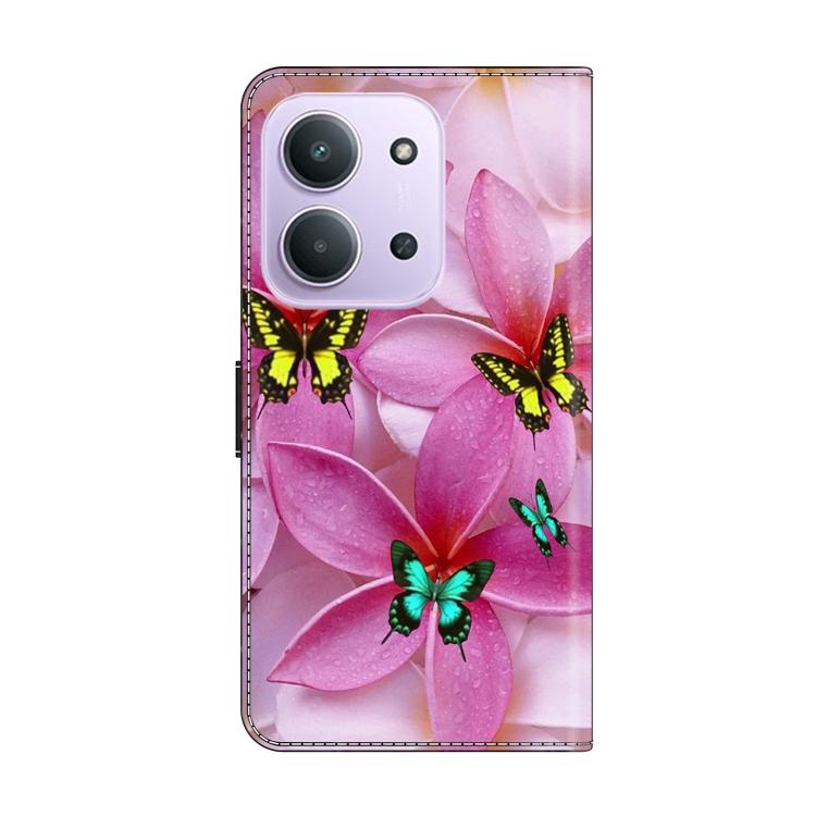 For Redmi 15C 5G / 4G EU 173mm / Poco C85 5G Crystal-Like Painted Vegan Leather Phone Case