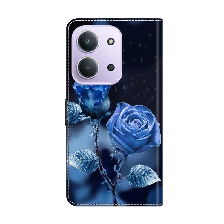 For Redmi 15C 5G / 4G EU 173mm / Poco C85 5G Crystal-Like Painted Vegan Leather Phone Case