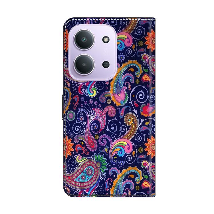 For Redmi 15C 5G / 4G EU 173mm / Poco C85 5G Crystal-Like Painted Vegan Leather Phone Case