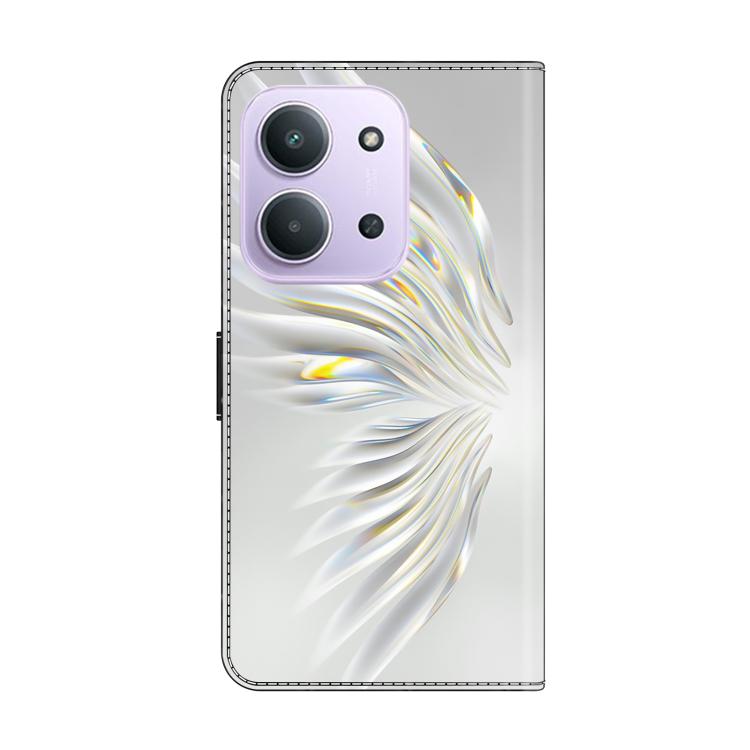 For Redmi 15C 5G / 4G EU 173mm / Poco C85 5G Crystal-Like Painted Vegan Leather Phone Case