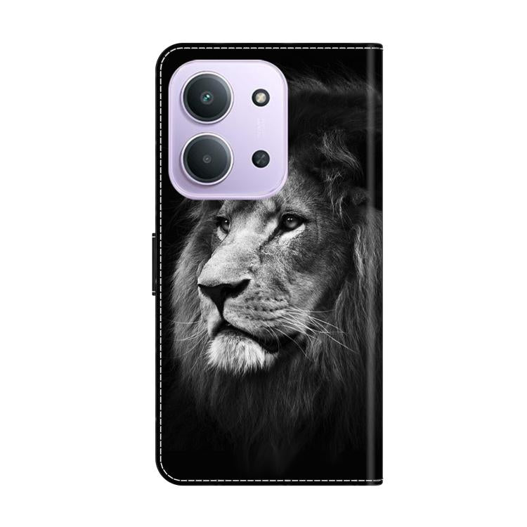 For Redmi 15C 5G / 4G EU 173mm / Poco C85 5G Crystal-Like Painted Vegan Leather Phone Case