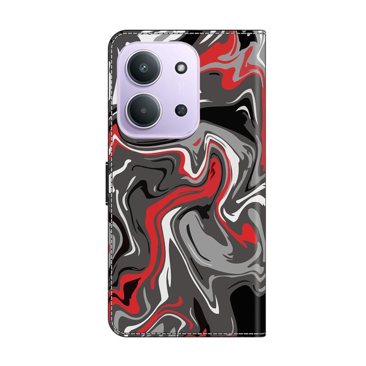 For Redmi 15C 5G / 4G Global 171mm / Poco C85 4G Crystal-Like Painted Vegan Leather Phone Case