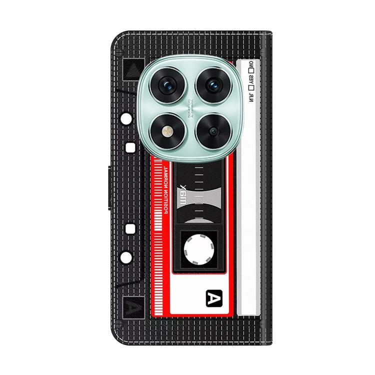 For Redmi Note 14 Pro 5G Crystal-Like Painted Vegan Leather Phone Case