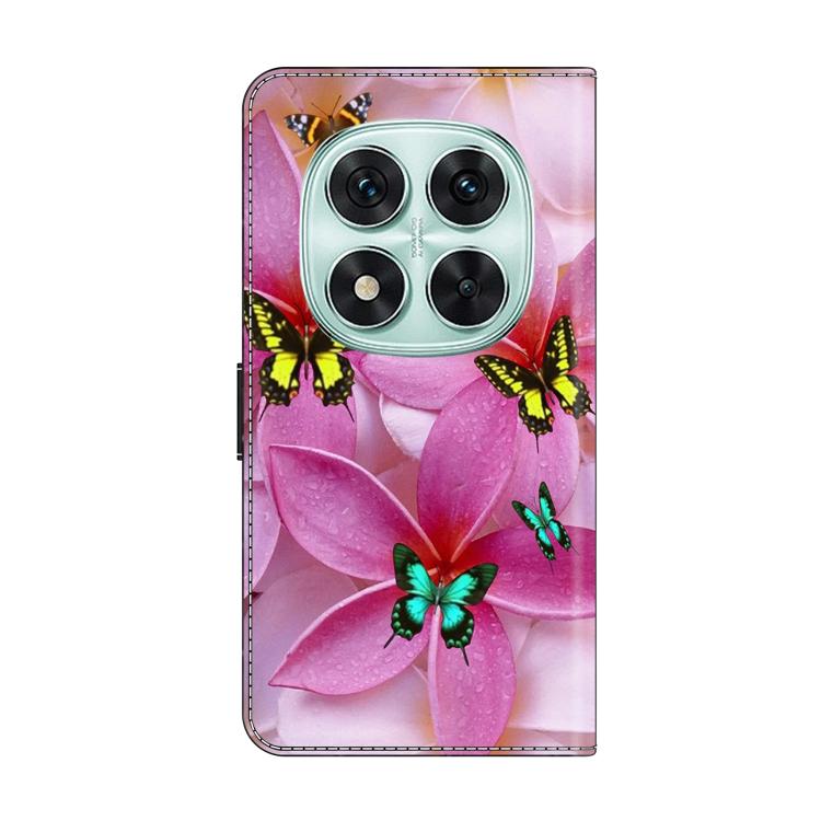For Redmi Note 14 Pro 5G Crystal-Like Painted Vegan Leather Phone Case