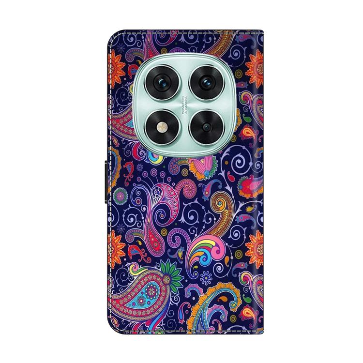 For Redmi Note 14 Pro 5G Crystal-Like Painted Vegan Leather Phone Case