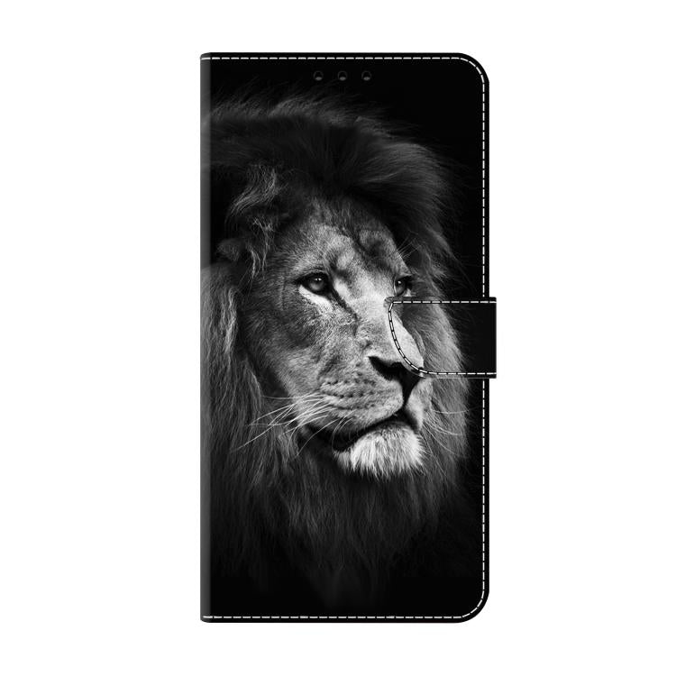 For Redmi Note 14 Pro 5G Crystal-Like Painted Vegan Leather Phone Case