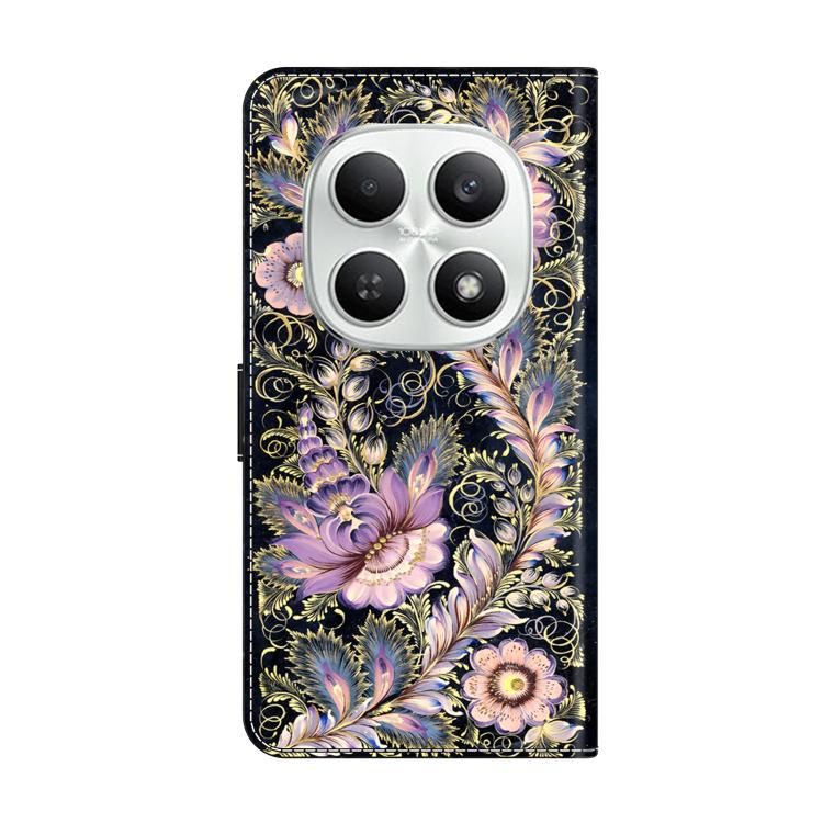 For Redmi Note 15 5G / 4G Global 164mm / Poco M8 5G Crystal-Like Painted Vegan Leather Phone Case