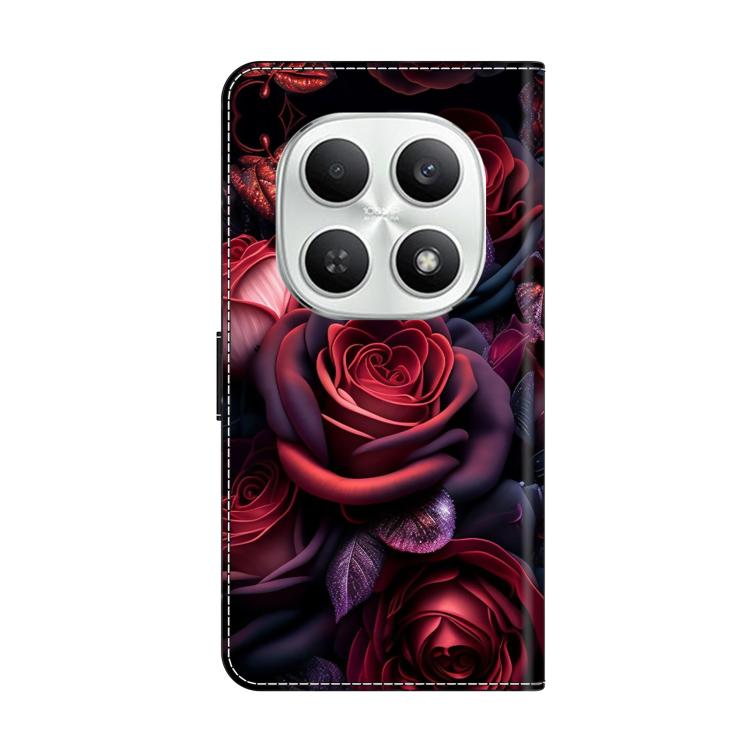For Redmi Note 15 5G / 4G Global 164mm / Poco M8 5G Crystal-Like Painted Vegan Leather Phone Case