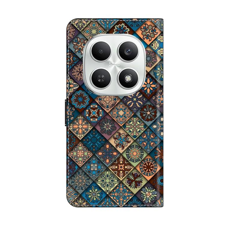 For Redmi Note 15 5G / 4G Global 164mm / Poco M8 5G Crystal-Like Painted Vegan Leather Phone Case