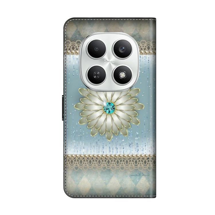For Redmi Note 15 5G / 4G Global 164mm / Poco M8 5G Crystal-Like Painted Vegan Leather Phone Case
