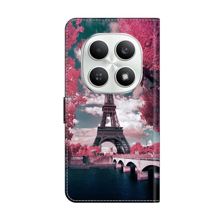 For Redmi Note 15 5G / 4G Global 164mm / Poco M8 5G Crystal-Like Painted Vegan Leather Phone Case