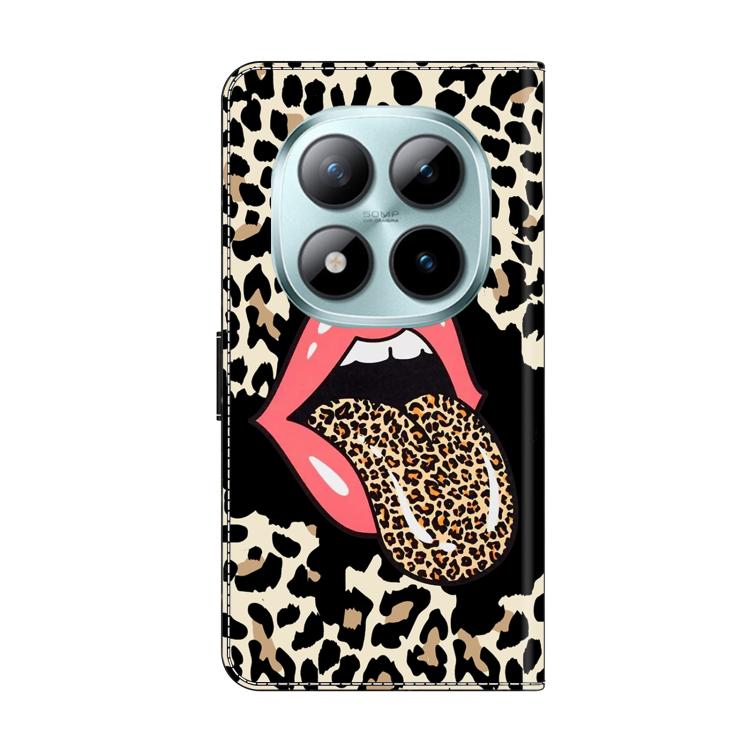For Redmi Note 15 Pro 5G Global 163.6mm Crystal-Like Painted Vegan Leather Phone Case