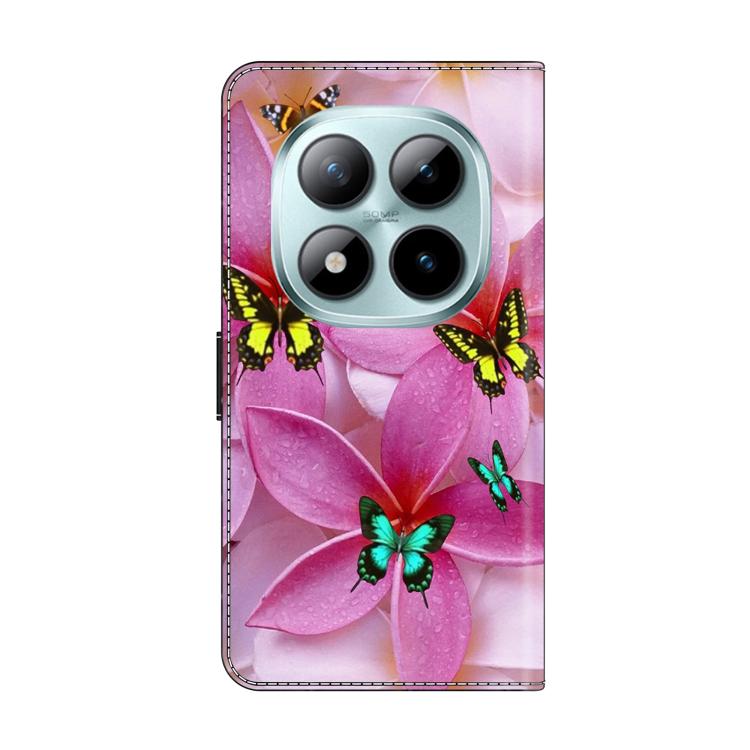 For Redmi Note 15 Pro 5G Global 163.6mm Crystal-Like Painted Vegan Leather Phone Case
