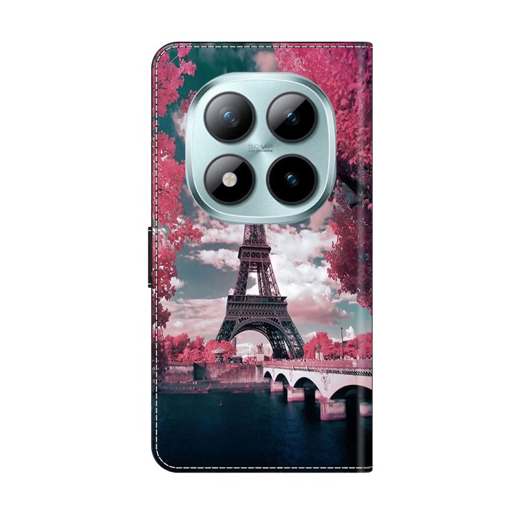 For Redmi Note 15 Pro 5G Global 163.6mm Crystal-Like Painted Vegan Leather Phone Case