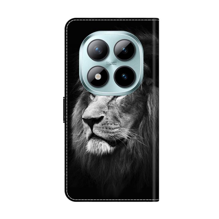 For Redmi Note 15 Pro 5G Global 163.6mm Crystal-Like Painted Vegan Leather Phone Case