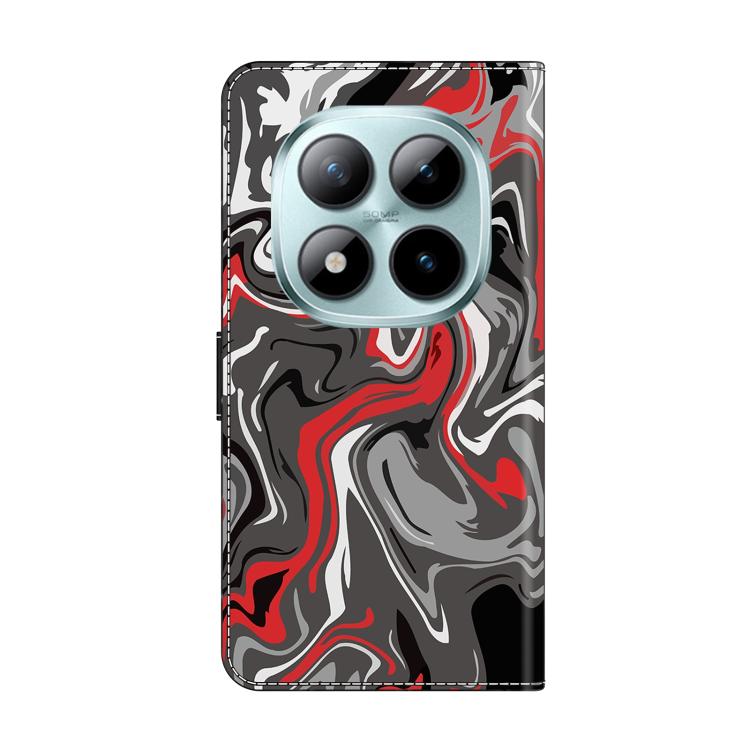 For Redmi Note 15 Pro 5G Global 163.6mm Crystal-Like Painted Vegan Leather Phone Case