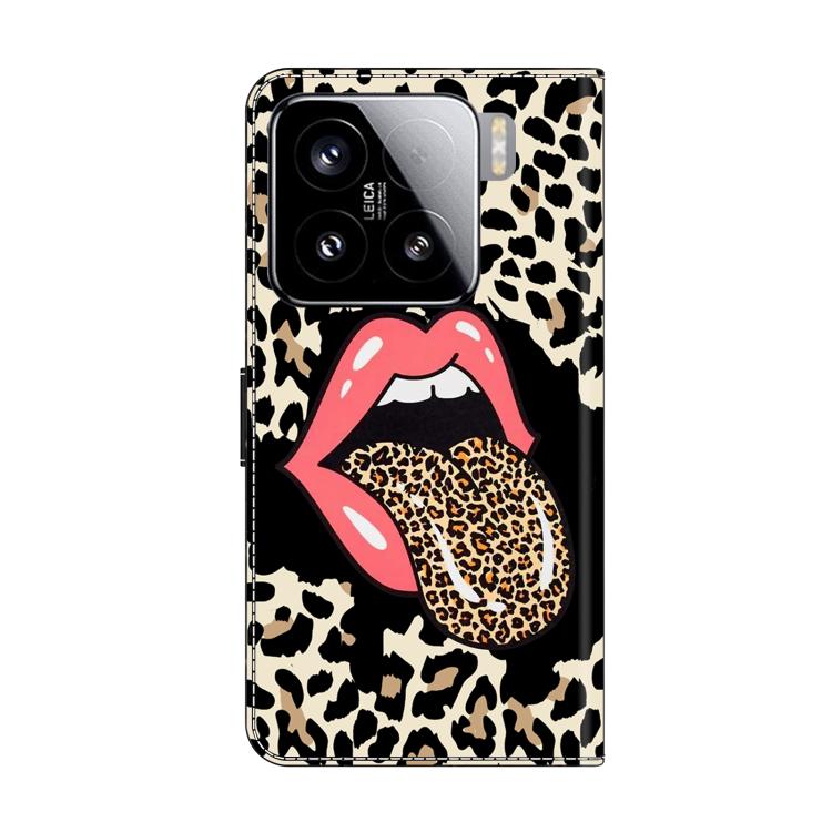 For Xiaomi 15 Crystal-Like Painted Vegan Leather Phone Case