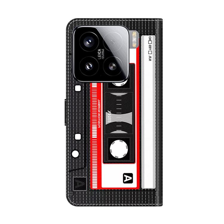 For Xiaomi 15 Crystal-Like Painted Vegan Leather Phone Case