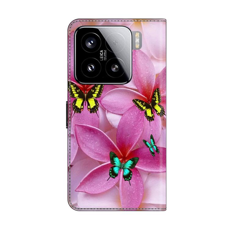 For Xiaomi 15 Crystal-Like Painted Vegan Leather Phone Case