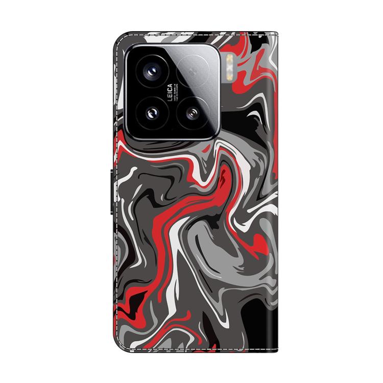 For Xiaomi 15 Crystal-Like Painted Vegan Leather Phone Case