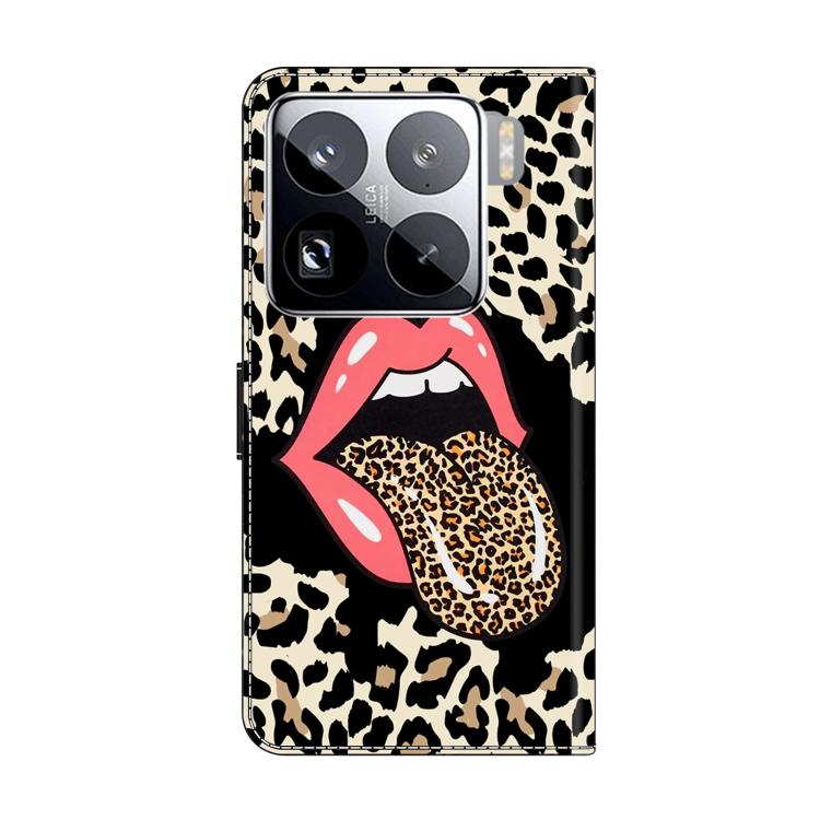 For Xiaomi 15 Pro Crystal-Like Painted Vegan Leather Phone Case