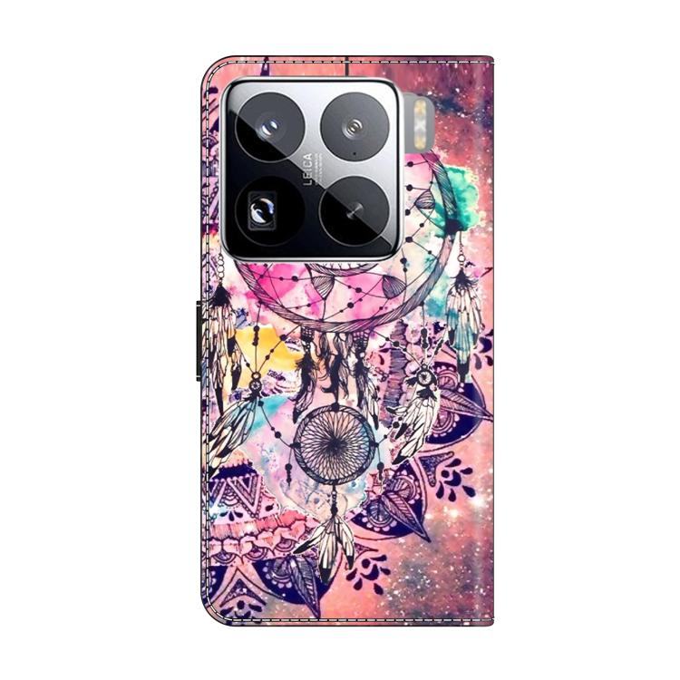 For Xiaomi 15 Pro Crystal-Like Painted Vegan Leather Phone Case