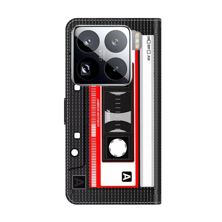 For Xiaomi 15 Pro Crystal-Like Painted Vegan Leather Phone Case