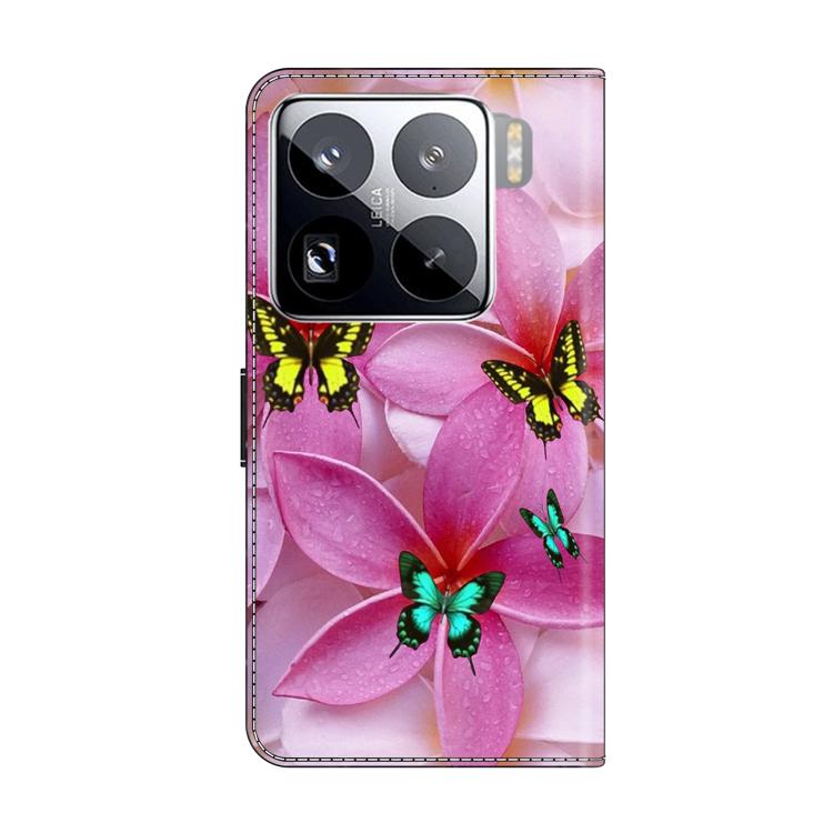 For Xiaomi 15 Pro Crystal-Like Painted Vegan Leather Phone Case