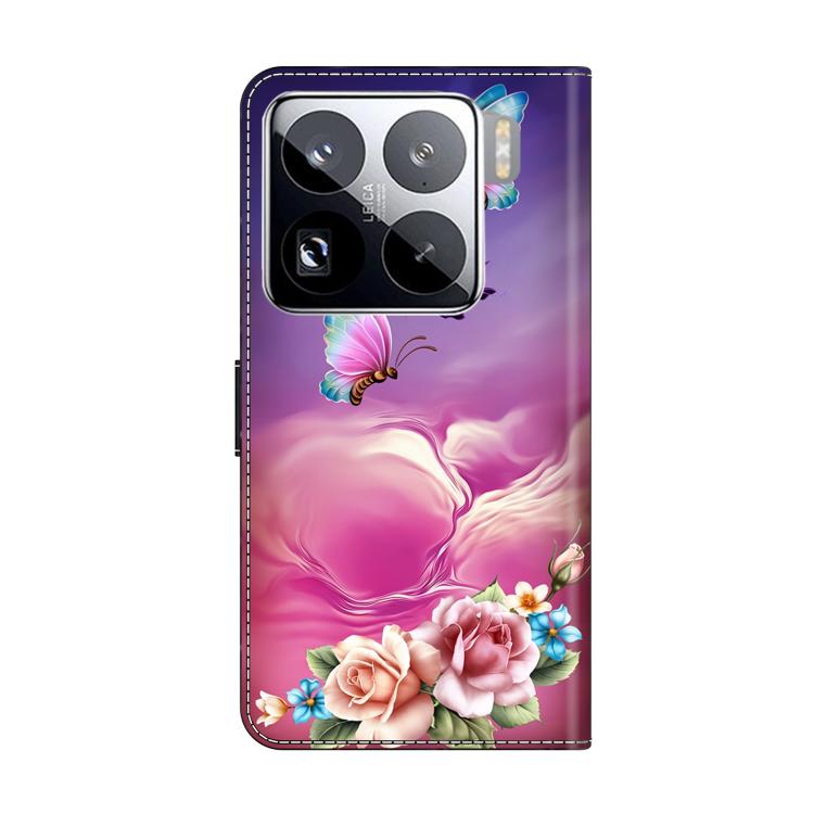 For Xiaomi 15 Pro Crystal-Like Painted Vegan Leather Phone Case