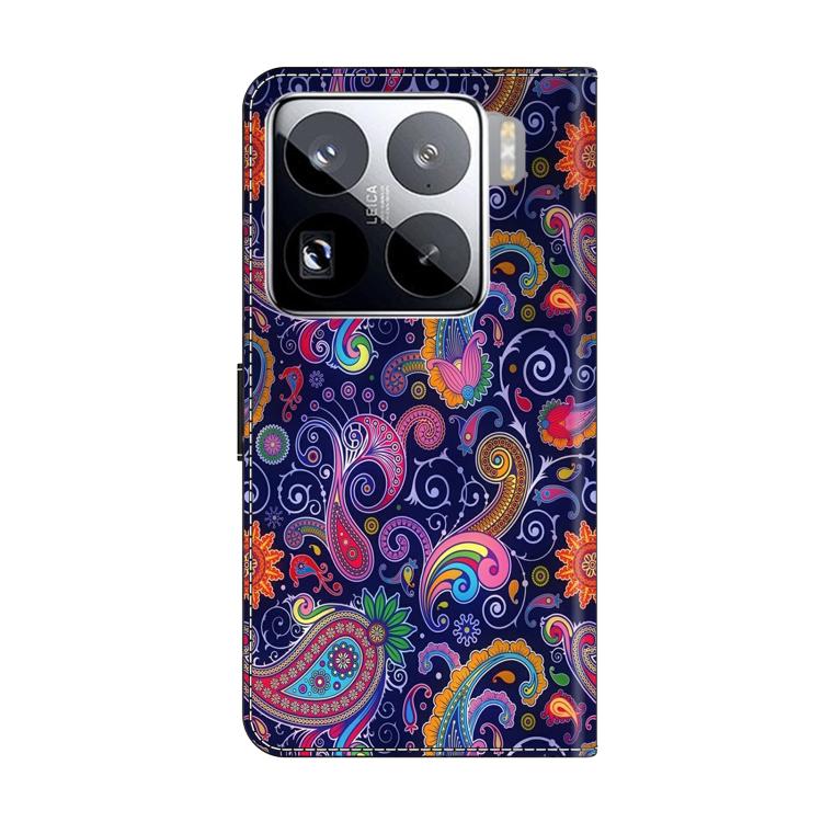 For Xiaomi 15 Pro Crystal-Like Painted Vegan Leather Phone Case