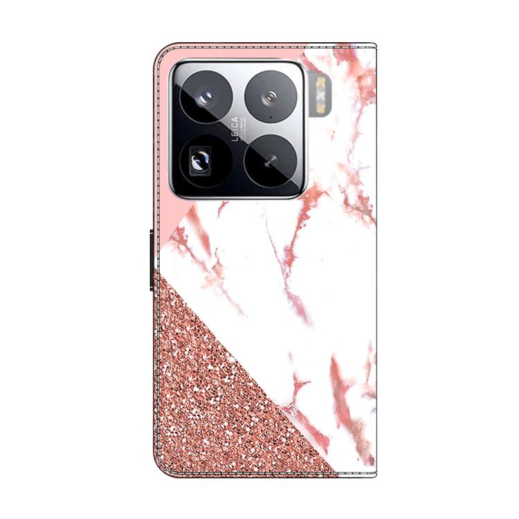 For Xiaomi 15 Pro Crystal-Like Painted Vegan Leather Phone Case