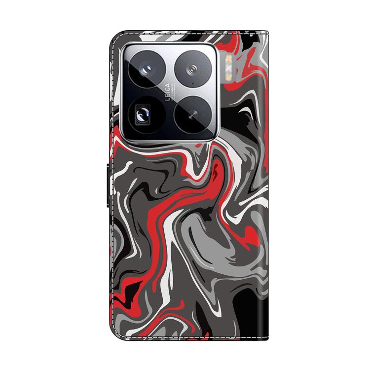 For Xiaomi 15 Pro Crystal-Like Painted Vegan Leather Phone Case