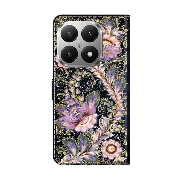 For Xiaomi 15T 5G Crystal-Like Painted Vegan Leather Phone Case