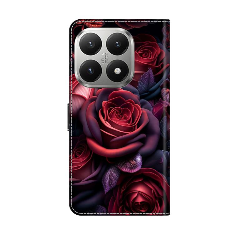 For Xiaomi 15T 5G Crystal-Like Painted Vegan Leather Phone Case