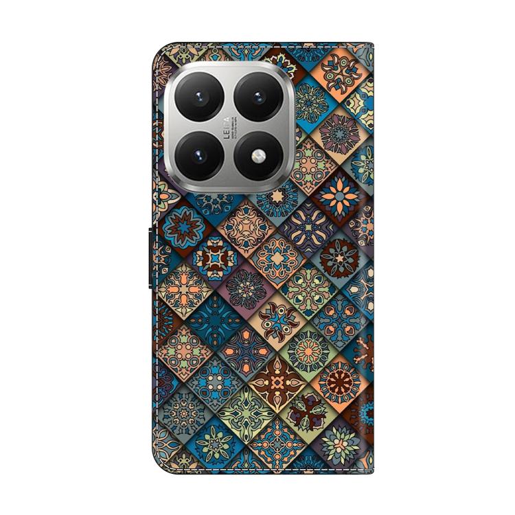 For Xiaomi 15T 5G Crystal-Like Painted Vegan Leather Phone Case