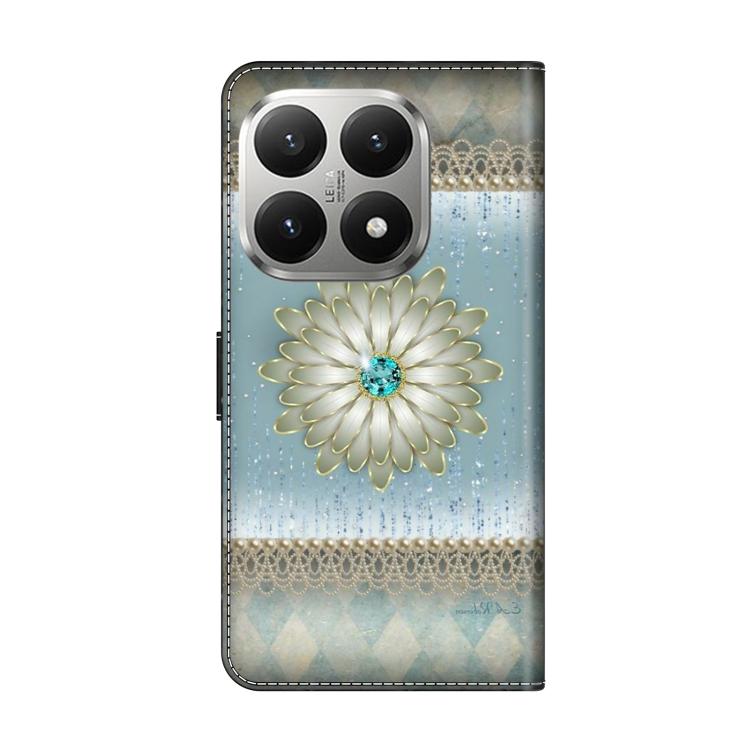 For Xiaomi 15T 5G Crystal-Like Painted Vegan Leather Phone Case