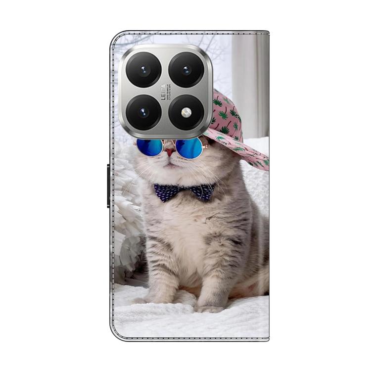 For Xiaomi 15T 5G Crystal-Like Painted Vegan Leather Phone Case