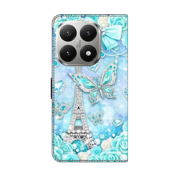 For Xiaomi 15T 5G Crystal-Like Painted Vegan Leather Phone Case