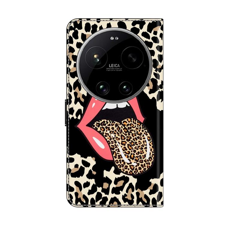 For Xiaomi 17 Ultra Crystal-Like Painted Vegan Leather Phone Case