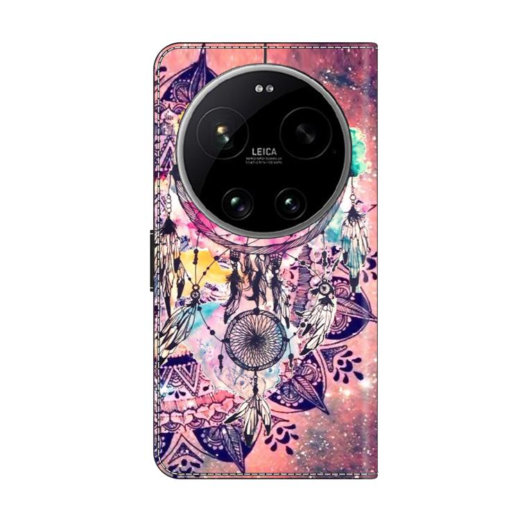 For Xiaomi 17 Ultra Crystal-Like Painted Vegan Leather Phone Case