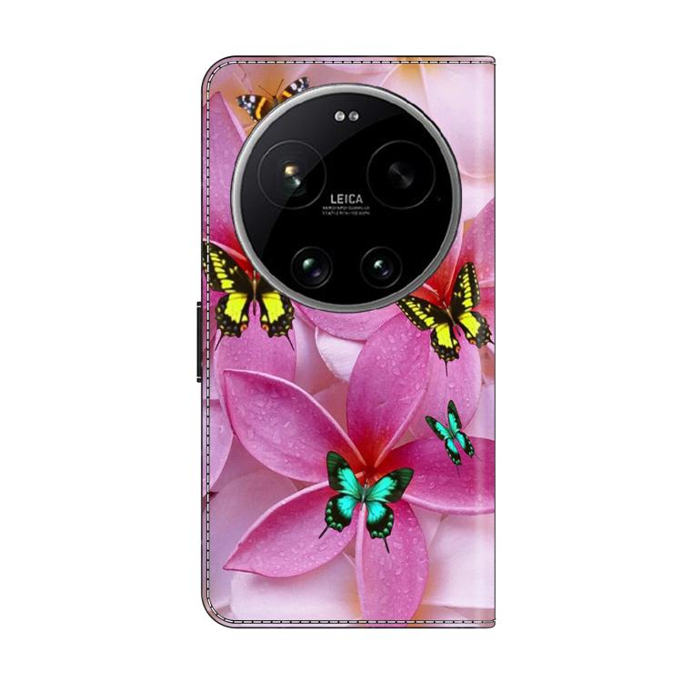 For Xiaomi 17 Ultra Crystal-Like Painted Vegan Leather Phone Case