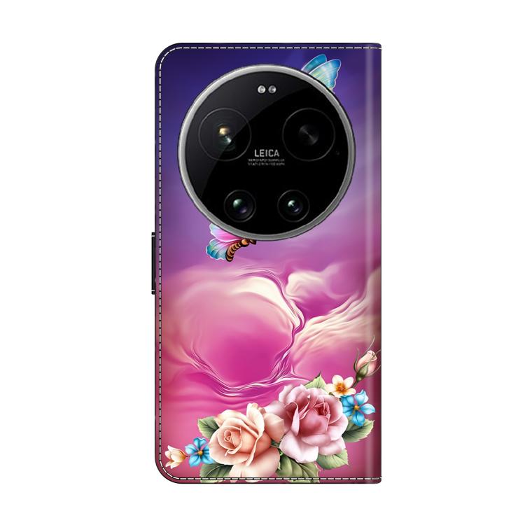 For Xiaomi 17 Ultra Crystal-Like Painted Vegan Leather Phone Case