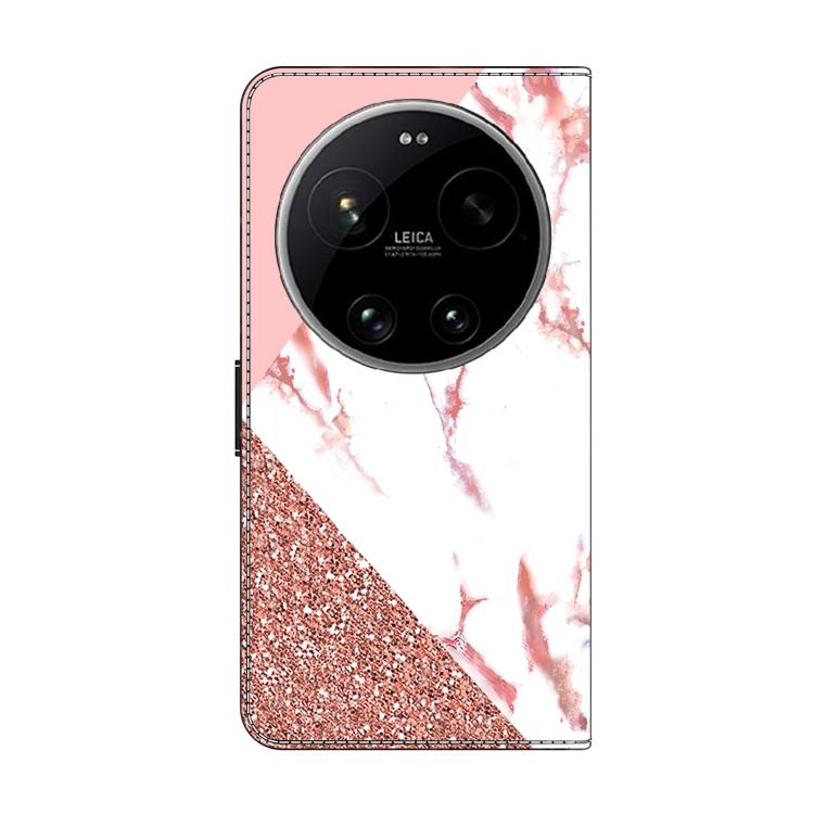 For Xiaomi 17 Ultra Crystal-Like Painted Vegan Leather Phone Case